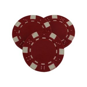Poker žeton MASTER bez hodnoty - červený