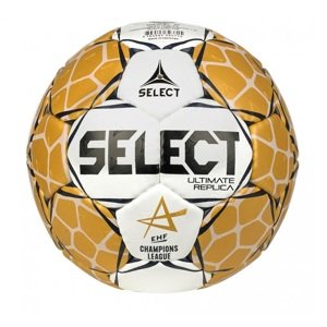 Házenkářský míč SELECT HB Ultimate replica EHF Champions League 3 - bílo-zlatá