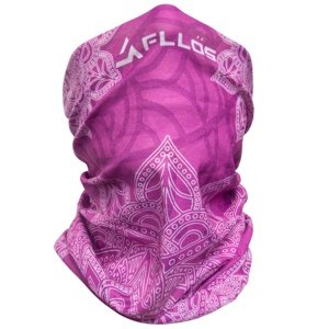 Fllos Wind multifunkční outdoorový šátek růžová