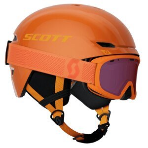 SCOTT Dětská lyžařská helma s brýlemi  Keeper 2 + Jr Witty M Oranžová 2023/2024 Dětské