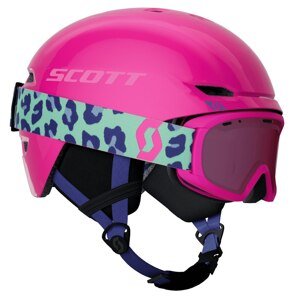 SCOTT Dětská lyžařská helma s brýlemi  Keeper 2 + Jr Witty M Purpurová 2023/2024 Dětské