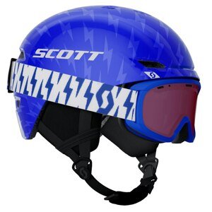 SCOTT Dětská lyžařská helma s brýlemi  Keeper 2 + Jr Witty S Modrá 2023/2024 Dětské