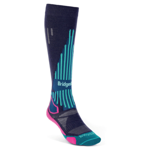 Bridgedale Ponožky  Ski LW Wmn - Pattern Tmavě modrá S