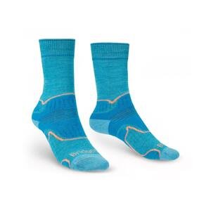 Bridgedale Dámské ponožky  Hike MW Merino Performance Boot Wmns Pattern Tmavě modrá S