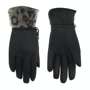 Poivre Blanc Dámské flísové rukavice  Stretch Fleece Gloves Černá S