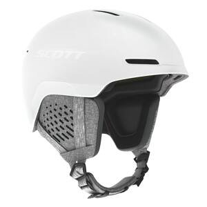 SCOTT Lyžařská helma  Track Plus L Bílá 2023/2024 Unisex, Pánské