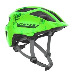 SCOTT Dětská cyklistická helma  Spunto Zelená 1size 2024