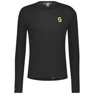 SCOTT Pánské běžecké tričko s dlouhým rukávem  RC Run Černá M