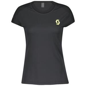 SCOTT Dámské běžecké tričko s krátkým rukávem  RC Run Team Černá S