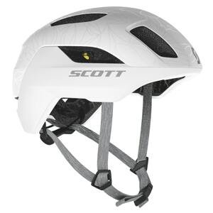 SCOTT Cyklistická helma  La Mokka Plus Sensor Bílá S 2024