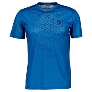 SCOTT Pánské běžecké triko  RC Run Modrá S
