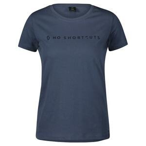 SCOTT Dámské tričko s krátkým rukávem  No Shortcuts Modrá S