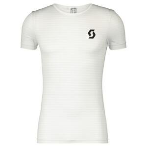 SCOTT Pánské spodní cyklistcké tričko  Underwear Carbon SS Bílá M