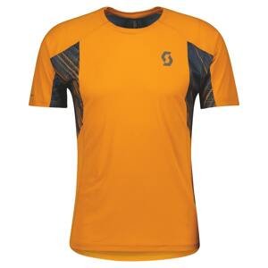 SCOTT Pánské běžecké triko  Trail Run Oranžová S