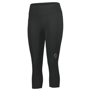 SCOTT Dámské 3/4 běžecké elastické kalhoty  Endurance Černá XL
