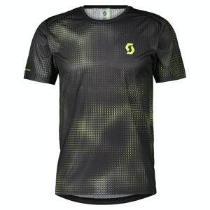 SCOTT Pánské běžecké tričko s krátkým rukávem  RC Run Černá S