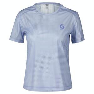 SCOTT Dámské běžecké tričko s krátkým rukávem  RC Run Modrá M
