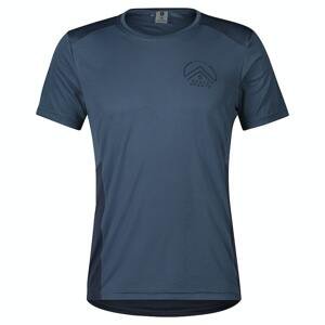 SCOTT Pánské běžecké tričko s krátkým rukávem  Endurance Tech Modrá M