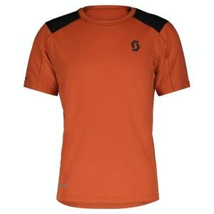 SCOTT Pánské tričko s krátkým rukávem  Defined Tech SS Oranžová S