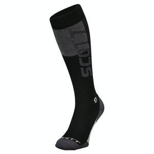 SCOTT Lyžařské podkolenky  Merino socks Černá XL