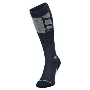 SCOTT Lyžařské podkolenky  Merino socks Modrá XL