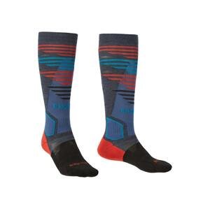 Bridgedale Ponožky  Ski LW - Pattern Modrá L