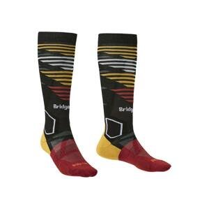 Bridgedale Ponožky  Ski LW - Pattern Černá L