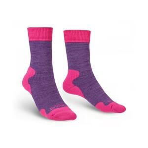 Bridgedale Dámské turistické ponožky  Explorer HW Comfort Boot Wmn Fialová M