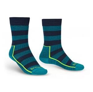 Bridgedale Pánské ponožky  Hike LW Performance Boot Pattern Zelená L