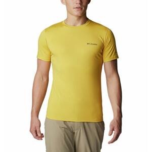 Columbia Pánské triko  Zero Rules™ Short Sleeve Shirt Žlutá XXL