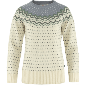 Fjällräven Dámský lifestylový svetr  Övik Knit Sweater W Bílá XL
