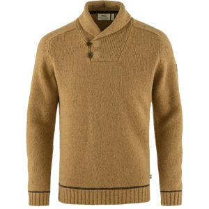 Fjällräven Pánský pletený svetr  Lada Sweater M Tmavě červená XL