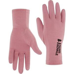 Mons Royale Prstové rukavice z merino vlny  Volta Glove Liner Fialová S