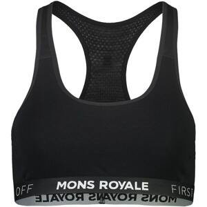 Mons Royale Dámská sportovní podprsenka  Sierra Sports Bra Černá L