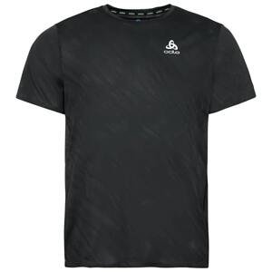 Odlo Pánské běžecké triko  T-shirt crew neck s/s ZEROWEIGHT ENGINEE Černá XXL