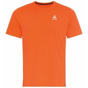Odlo Pánské běžecké triko  crew neck ZEROWEIGHT CHILL-T Oranžová M