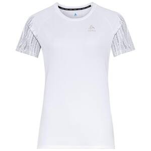 Odlo Dámské běžecké tričko  ESSENTIAL PRINT GR Bílá XS
