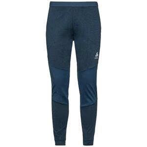 Odlo Pánské běžecké kalhoty  Pants RUN EASY WARM Modrá XL