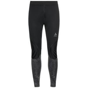 Odlo Pánské zimní běžecké kalhoty  ZEROWEIGHT WARM REFLECTIVE Černá S