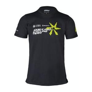 Q36.5 Pánské cyklistické triko  Pro Cycling Team T-shirt Černá S