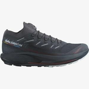 Salomon Pánské běžecké boty  SHOES PULSAR TRAIL 2 /PRO Carbon/Fiery Red/Arctic Ice 12 UK