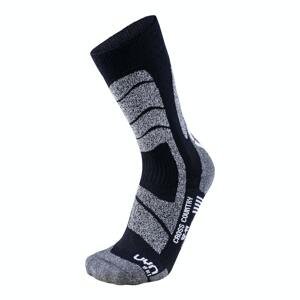 Uyn Pánské ponožky na běžky  MAN SKI CROSS COUNTRY SOCKS Černá 45-47