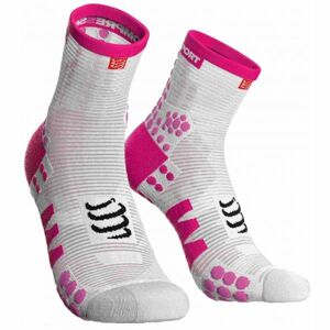 Compressport RACE V3.0 RUN HI světle růžová T2 - Běžecké ponožky
