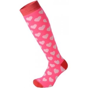 Mico KIDS PROTECTION Juniorksé lyžařské ponožky, růžová, velikost 27-29