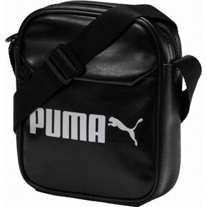 Puma CAMPUS PORTABLE Taška přes rameno, Černá,Bílá, velikost