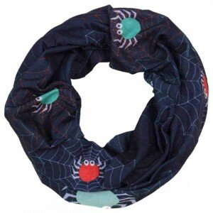 Finmark CHILDREN’S MULTIFUNCTIONAL SCARF Dětský multifunkční šátek, tmavě modrá, veľkosť UNI