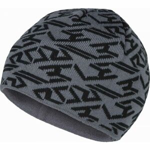 Lewro JEFRY Chlapecká pletená čepice, tmavě šedá, veľkosť 8-11