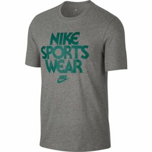 Nike SPORTSWEAR TEE CNCPT BLUE 2 Pánské tričko, Šedá,Tmavě zelená, velikost