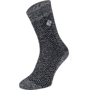 Columbia THERMAL CREW Sportovní ponožky, Tmavě šedá, velikost 43-46