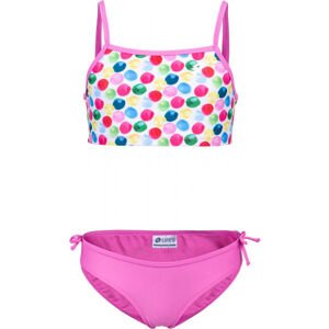 Lotto LYRA Dívčí dvoudílné plavky, růžová, velikost 116-122